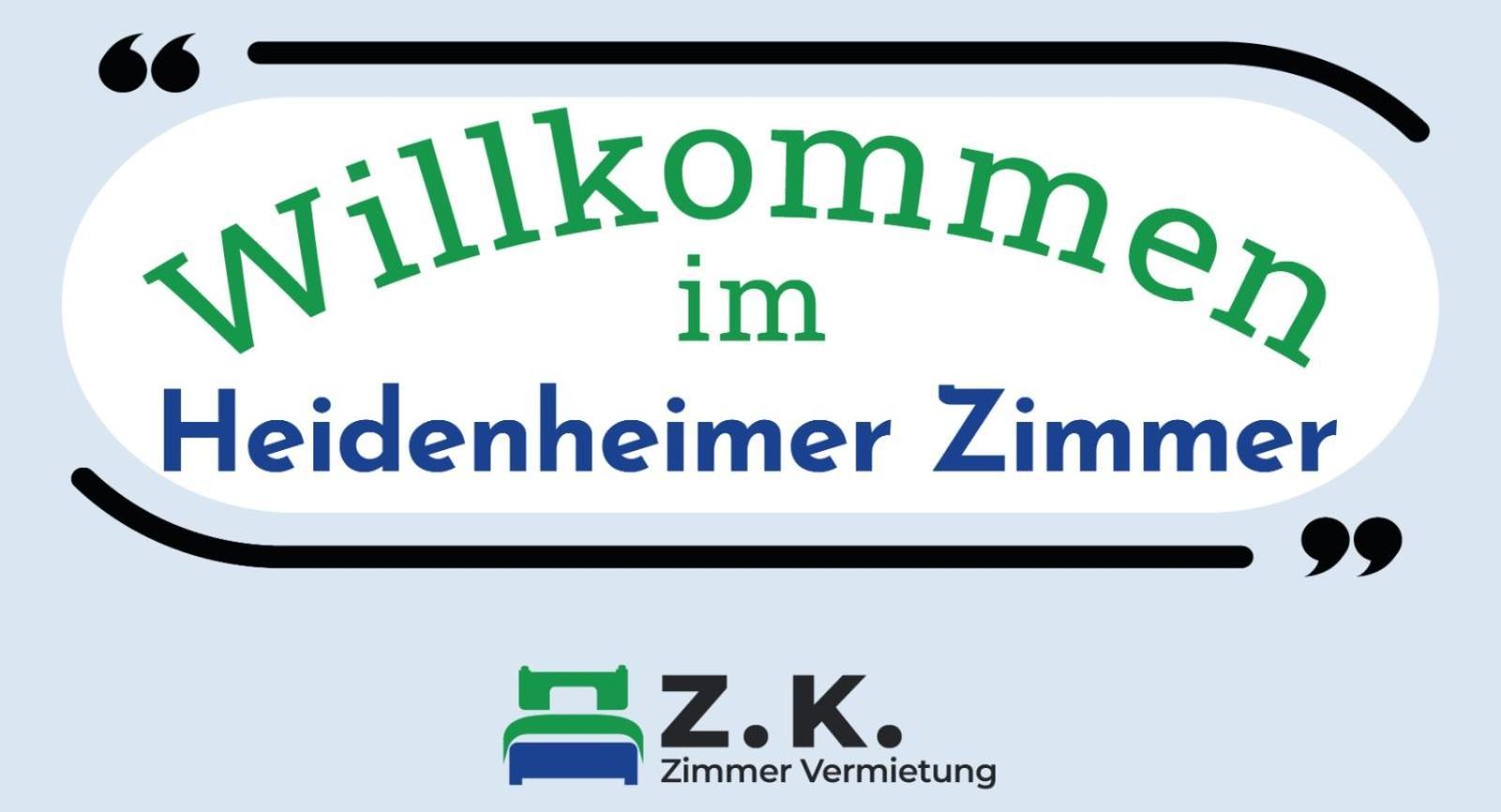 Heidenheimer Zimmer Exteriör bild